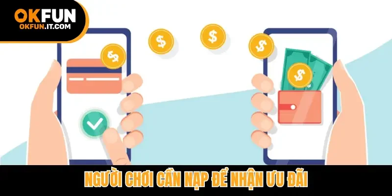 Người chơi cần nạp để nhận ưu đãi